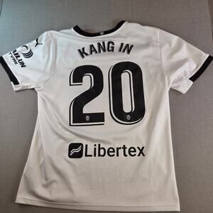 Puma Valencia CF 2019/20 Home Jersey Soccer Shirt Kang In #20 Bwin La Liga L
